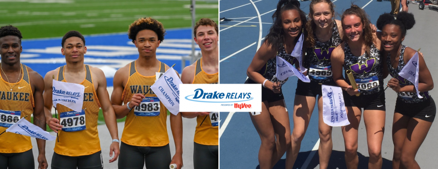 Another Successful Drake Relays for Warrior Track Teams