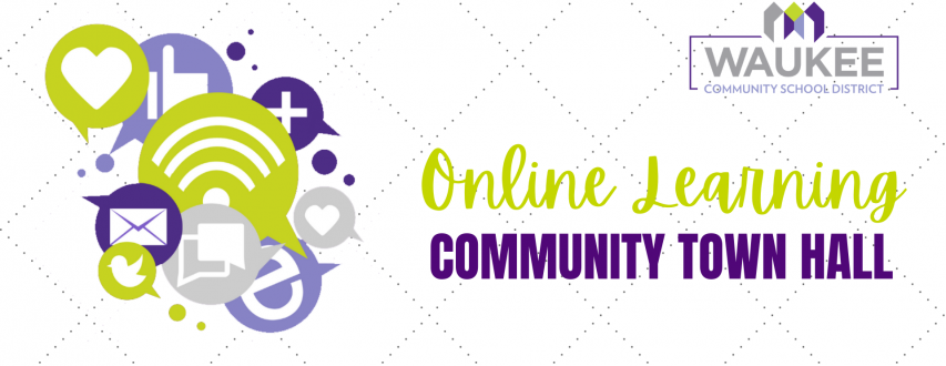 Online Learning Town Hall Website Cover