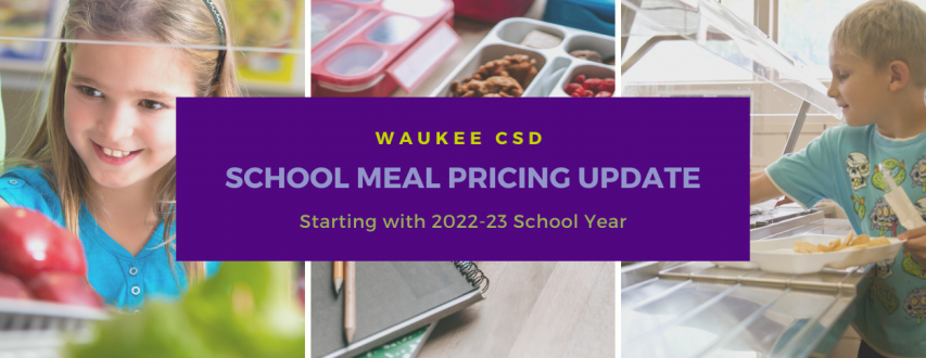 School Meals Pricing Update